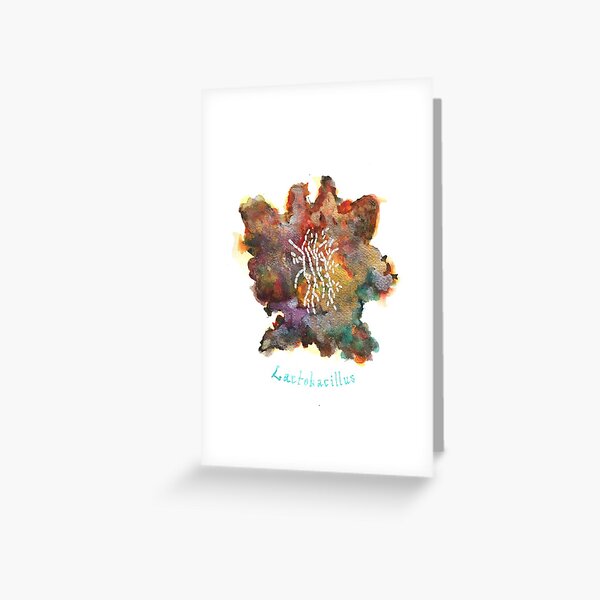 Lactobacillus Greeting Card Greeting Card