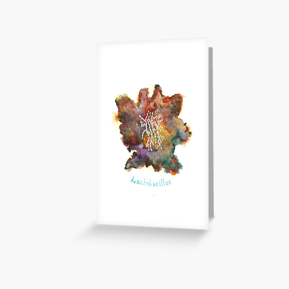 Lactobacillus Greeting Card Greeting Card
