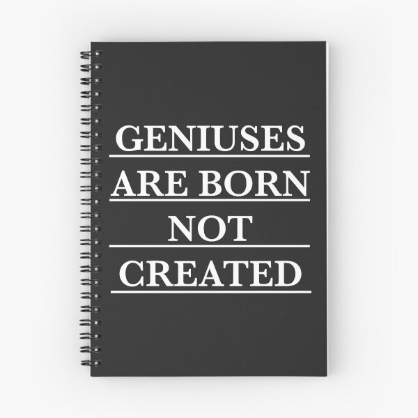 Item preview, Twoset Violin - geniuses are born not created (white) designed and sold by cameronbaba.