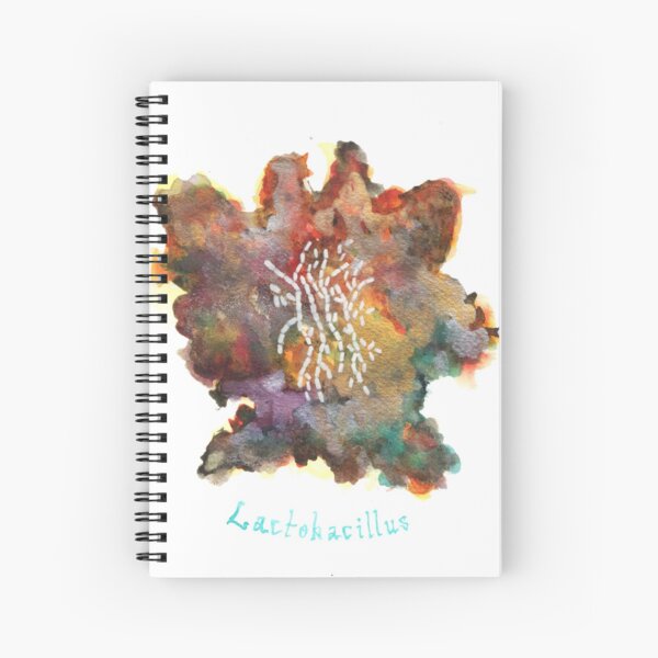 Lactobacillus Art Prints Spiral Notebook