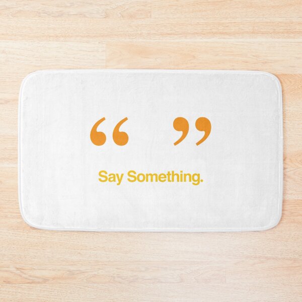 Item preview, Say Something designed and sold by the-type-store.
