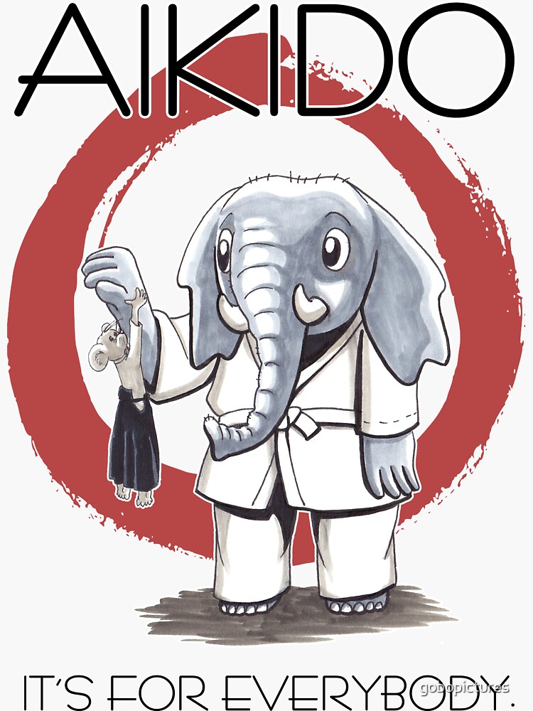 Aikido - it's for everybody (white) by gobopictures