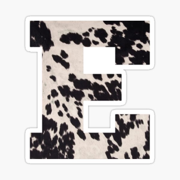 Louisvuitton Logo Cowprint Sticker By Salem Walsh - Cow Print Lv