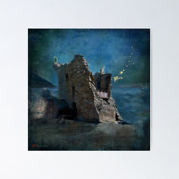 Item preview, 'The Castles Nighttime Secret' designed and sold by Matylda Konecka Illustrations.