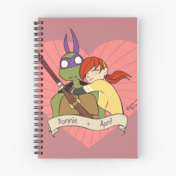 Item preview, TMNT - Apritello - Donatello and April O'Neil designed and sold by Artaith-21.