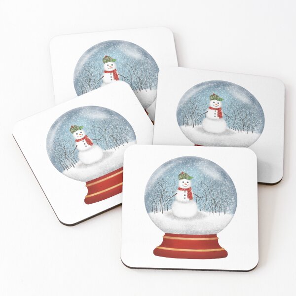 Item preview, Snowman Snow Globe (White Background) designed and sold by Wendi Moore.