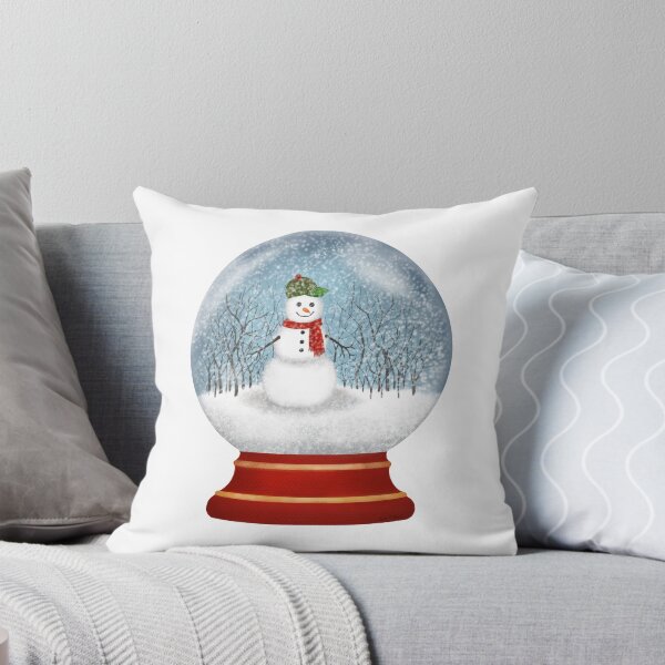 Item preview, Snowman Snow Globe (White Background) designed and sold by Wendi Moore.