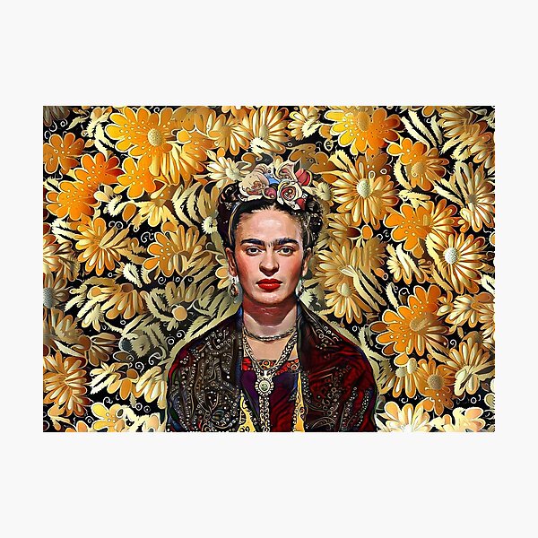 Item preview, Gold Flowers Frida designed and sold by Cesar Peralta.