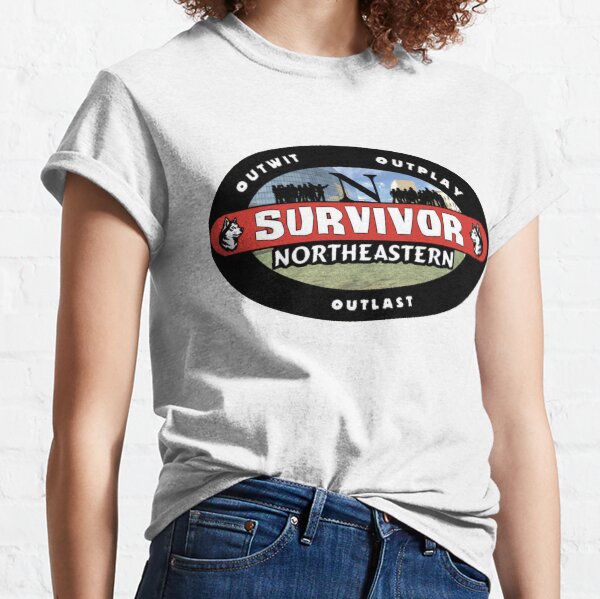 Survivor Northeastern Logo Classic T-Shirt