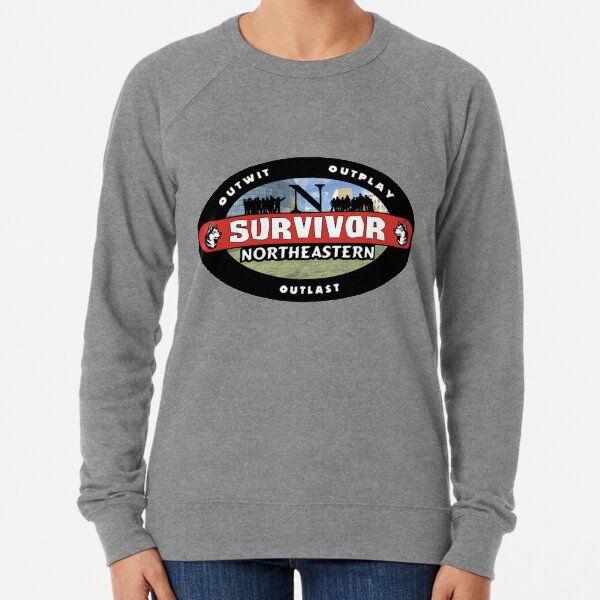 Survivor Northeastern Logo Lightweight Sweatshirt