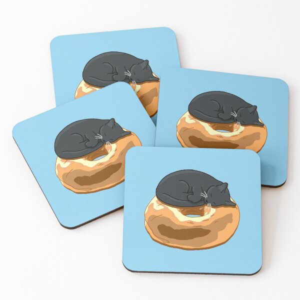Item preview, Bagel Cat - Black designed and sold by CCCDesign.