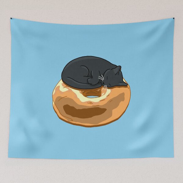 Item preview, Bagel Cat - Black designed and sold by CCCDesign.