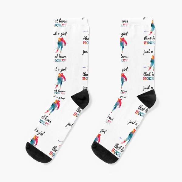 Novelty Hockey Socks, Funny Hockey Gifts for Hockey lovers, Ball Sports Socks, Gifts for Men Women, Unisex Hockey Themed Socks, Sports Lover Gift