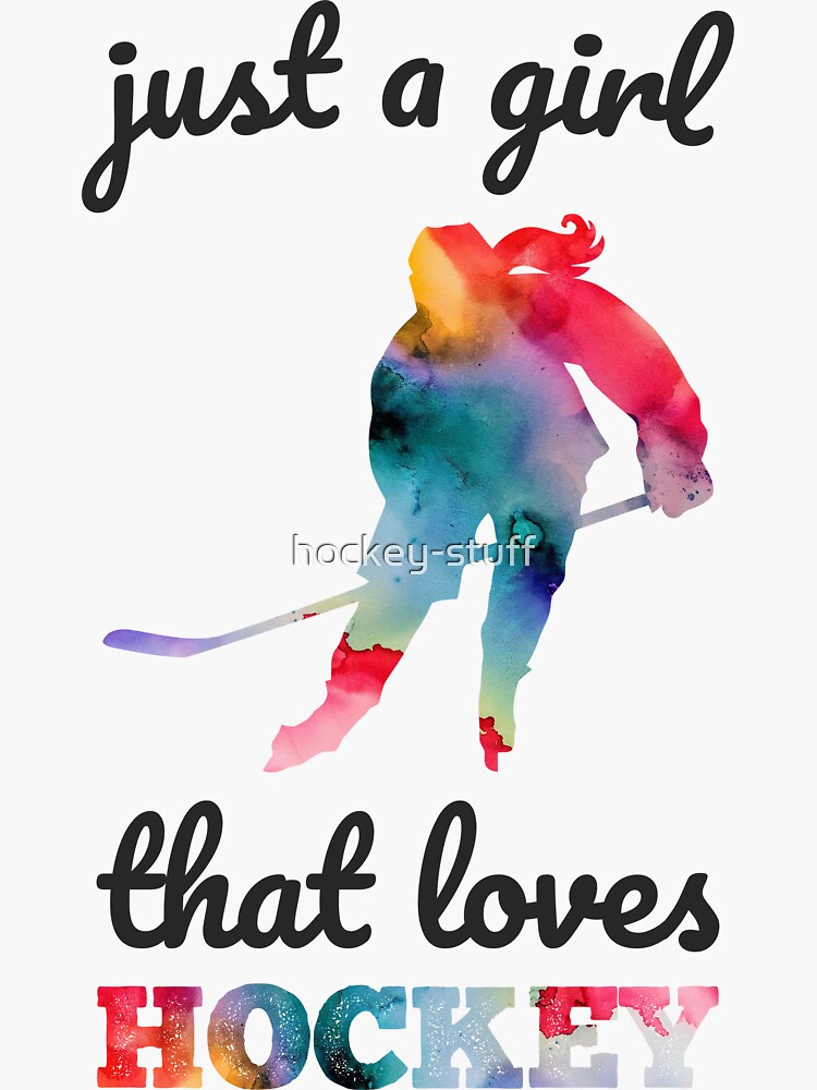 hockey loves sticker stickers water vinyl redbubble inch stuff personalize removable laptops durable resistant decorate kiss windows cut super