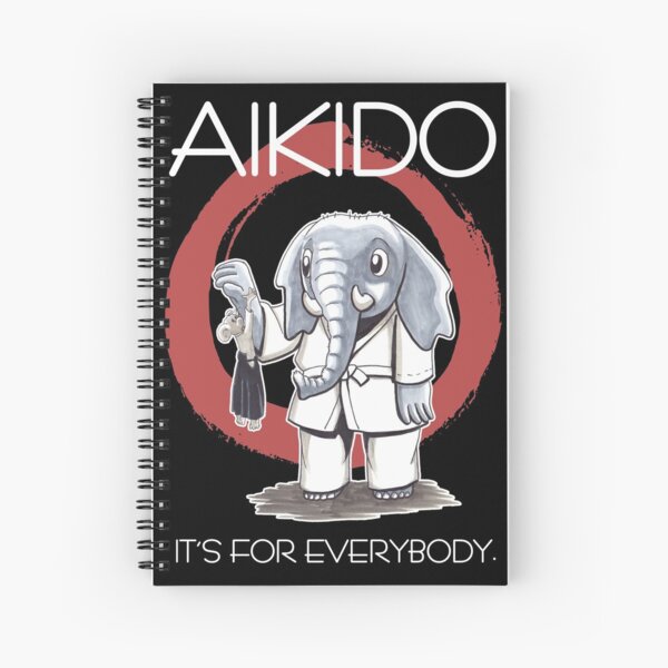 Aikido - it's for everybody (dunkel) Spiralblock