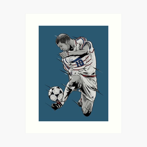 Zidane 98 Art Print