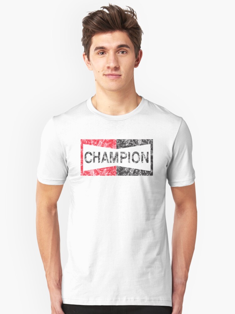 champion spark plug t shirt brad pitt