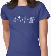 Shaker + Plunger + Whisk = EXTERMINATE! Women's Fitted T-Shirt