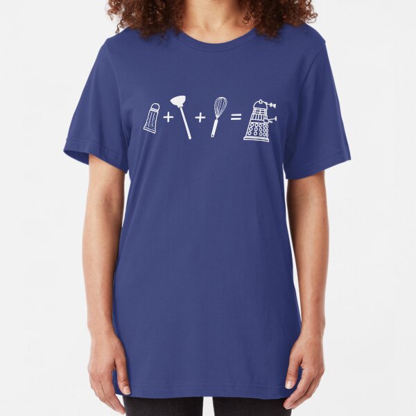 Shaker + Plunger + Whisk = EXTERMINATE! Slim Fit T-Shirt