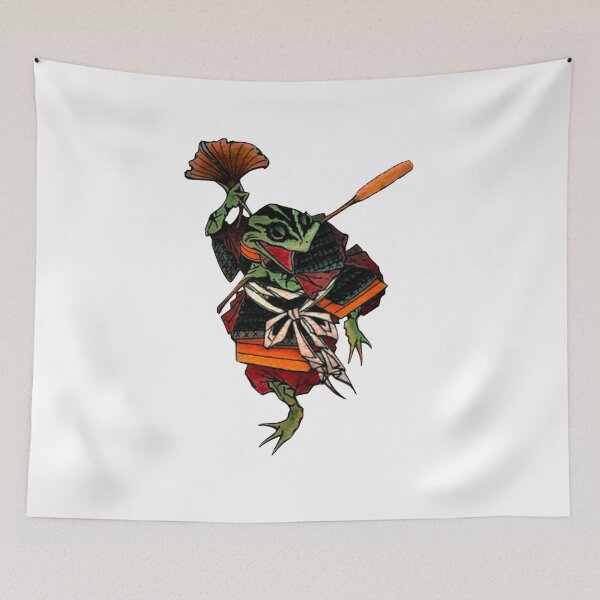 Item preview, Frog With A Leaf Fan designed and sold by VictorIos.