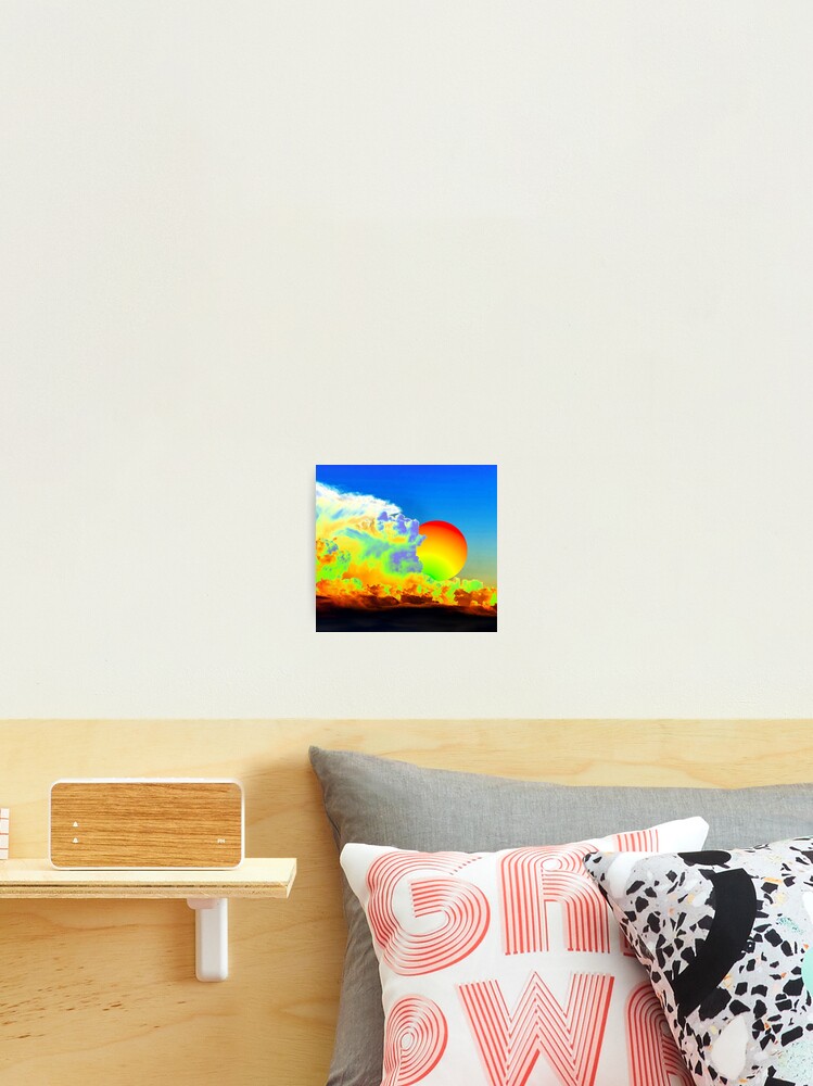 Aperçu 2 sur 3. Impression photo avec l'œuvre Nuages infrarouges créée et vendue par nextlevelFS.