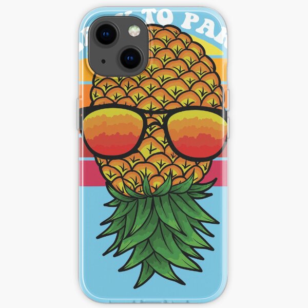 Pinneaple Art Gift For Swingers iPhone Soft Case