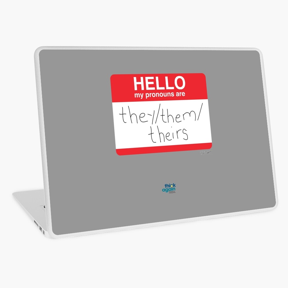 Item preview, Laptop Skin designed and sold by ThinkAgainTC.