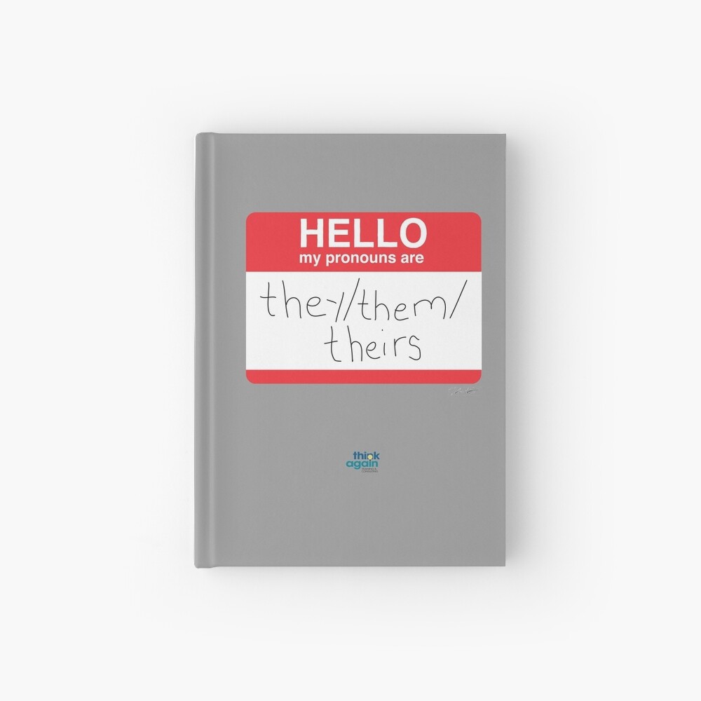Item preview, Hardcover Journal designed and sold by ThinkAgainTC.