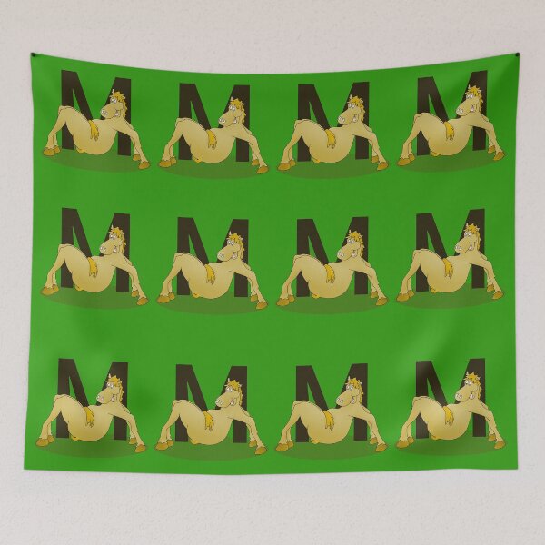 Item preview, Pony Monogram Letter M designed and sold by piedaydesigns.