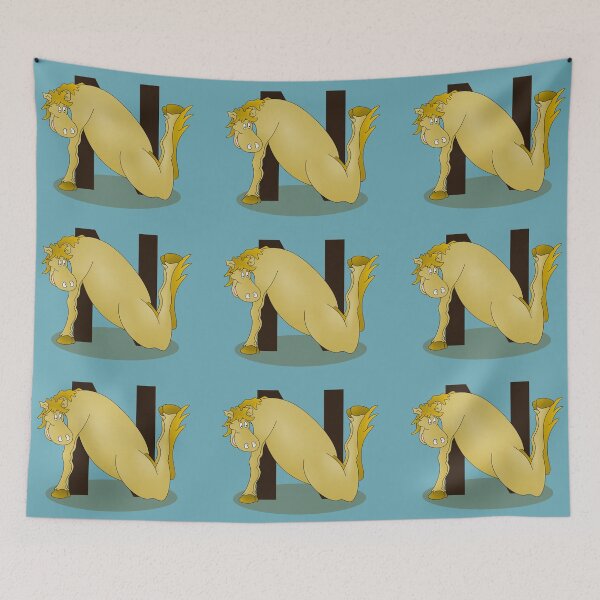 Item preview, Pony Monogram Letter N designed and sold by piedaydesigns.