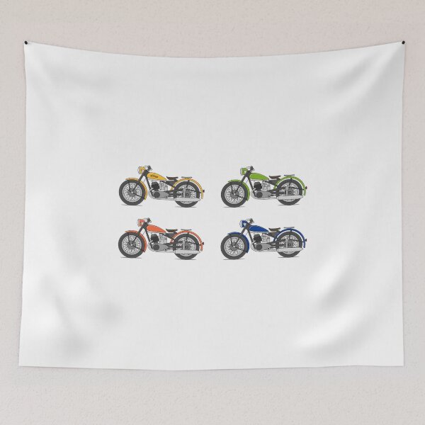Item preview, vintage motorbikes designed and sold by Animalhead.