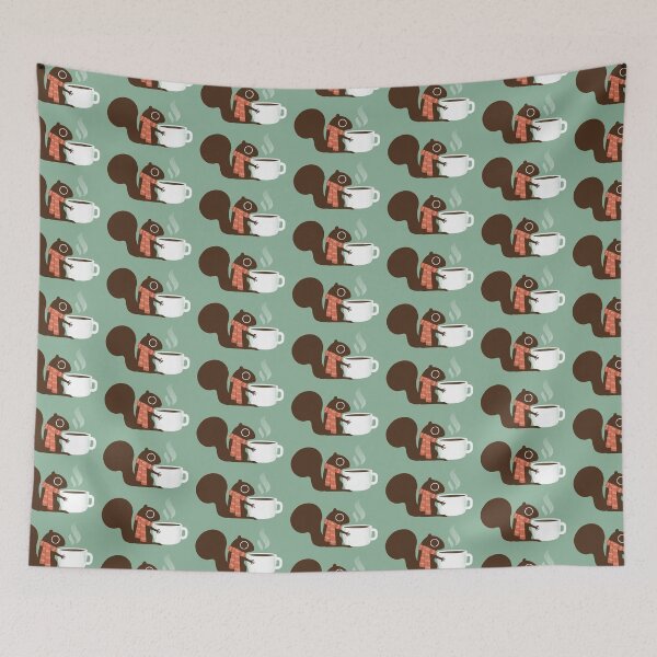 Item preview, Squirrel Coffee Holiday designed and sold by Jenn Inashvili.