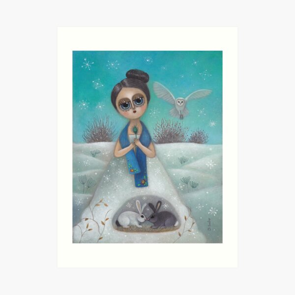 The First Kiss Art Print
