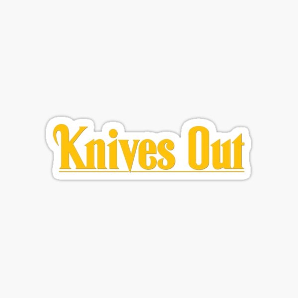 Knives Out Sticker