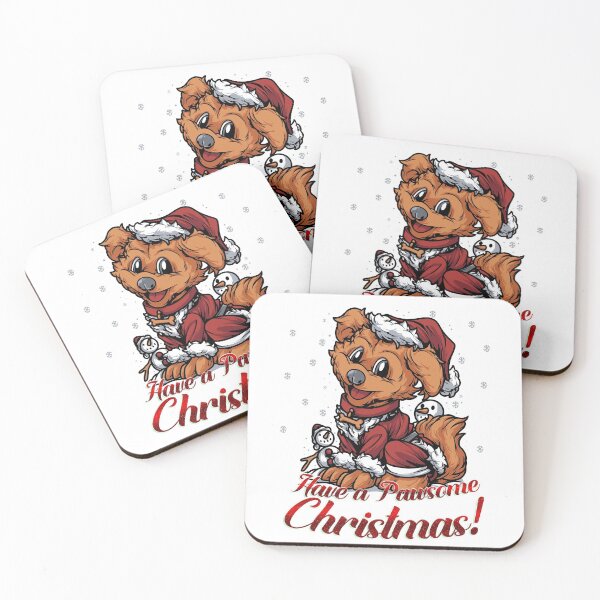 Item preview, Christmas Dog Santa Suit Pawsome Christmas designed and sold by juniperdesign.