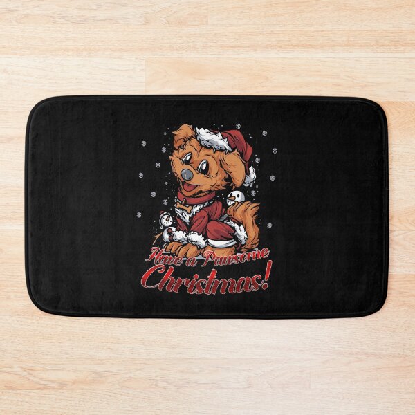 Item preview, Christmas Dog Santa Suit Pawsome Christmas designed and sold by juniperdesign.