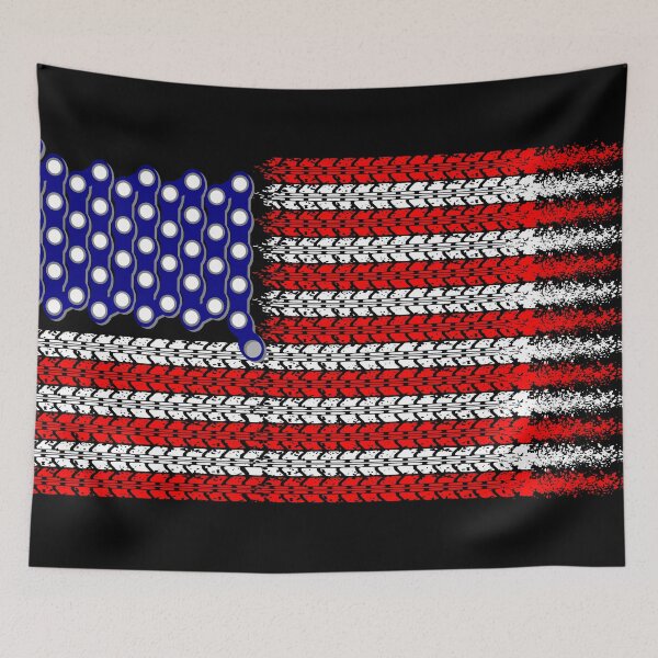 Item preview, Bike USA Flag designed and sold by piedaydesigns.