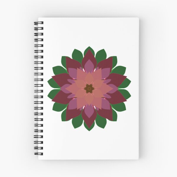 Item preview, Kaleidoscope Flower. White Background. designed and sold by MindTravel.