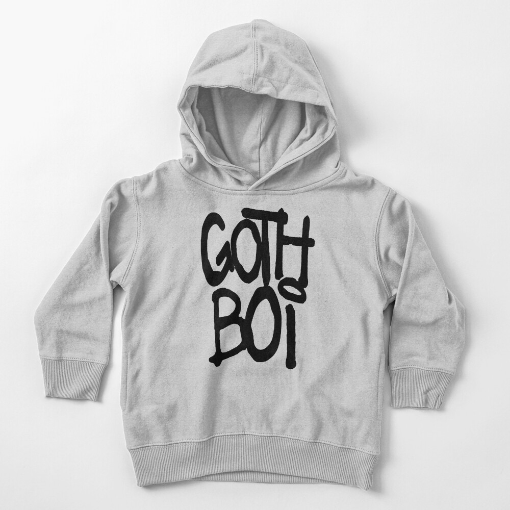 Lil Peep Style Gothboi Short Sleeve Emo Rap Goth Boy Toddler Pullover Hoodie By Boogsbay Redbubble