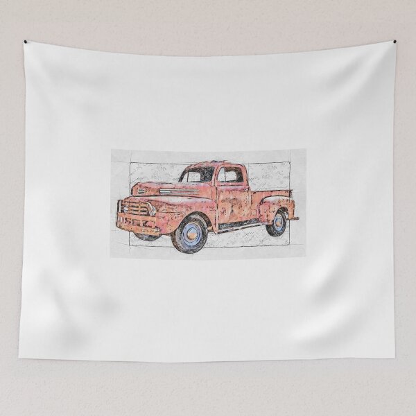 Item preview, old american truck  designed and sold by Animalhead.