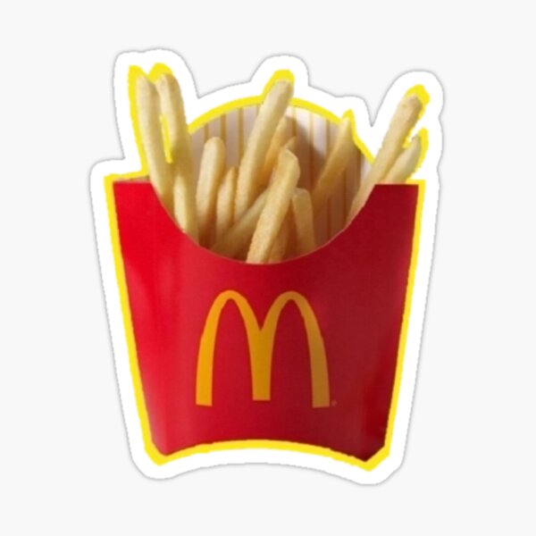 Papas fritas de McDonald's Pegatina