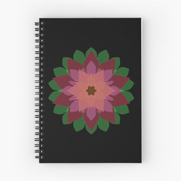 Item preview, Kaleidoscope Flower. Black Background. designed and sold by MindTravel.