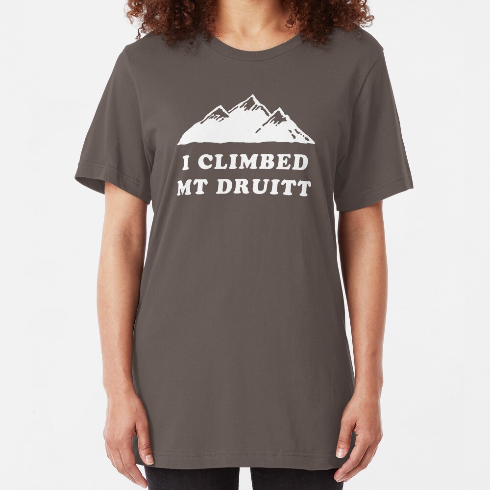 I Climbed Mt Druitt Slim Fit T-Shirt