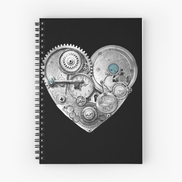 Item preview, Silver Steampunk Heart  designed and sold by Melli M Designs.