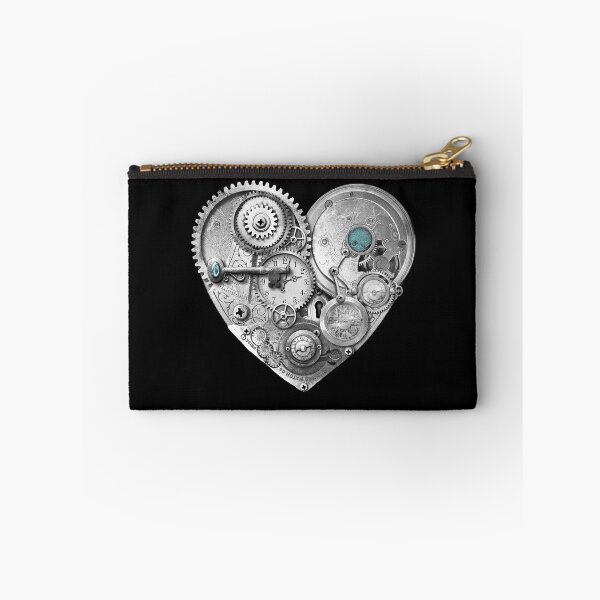Item preview, Silver Steampunk Heart  designed and sold by Melli M Designs.