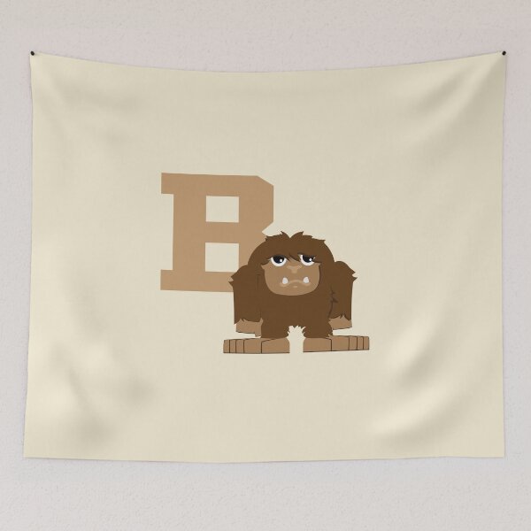 Item preview, B is for bigfoot designed and sold by Hedgie Designs.
