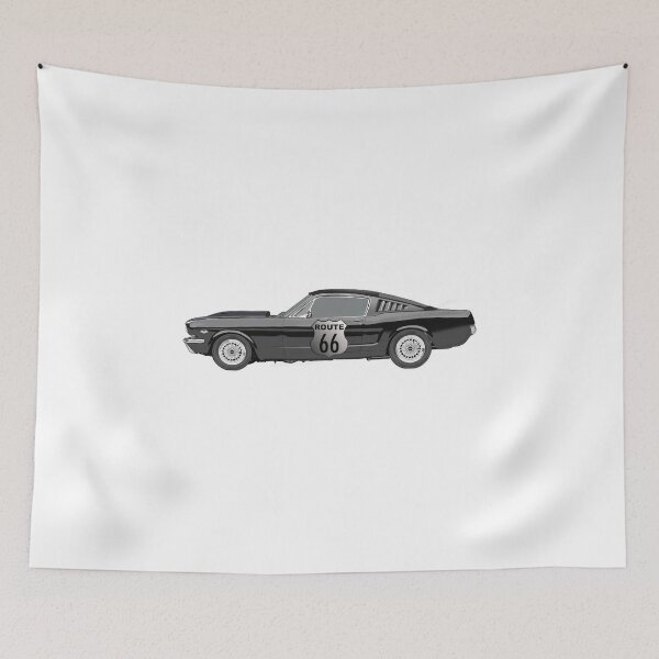 Item preview, black ford mustang car  designed and sold by Animalhead.