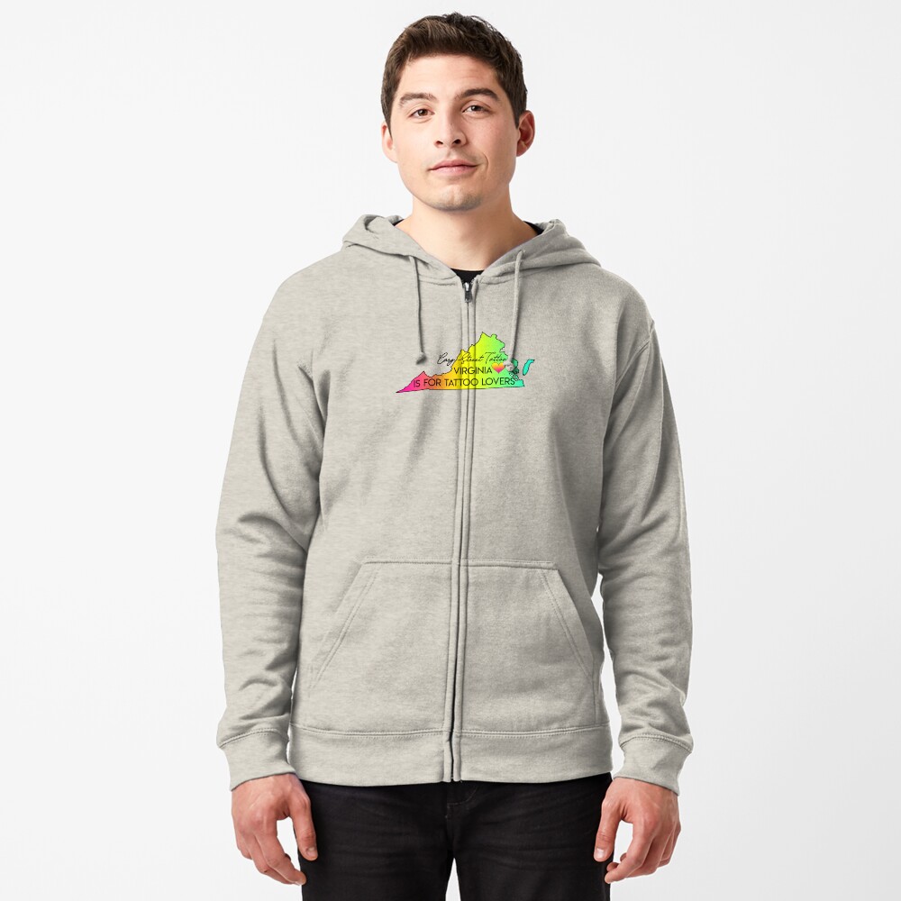 Item preview, Zipped Hoodie designed and sold by TattooShopMerch.