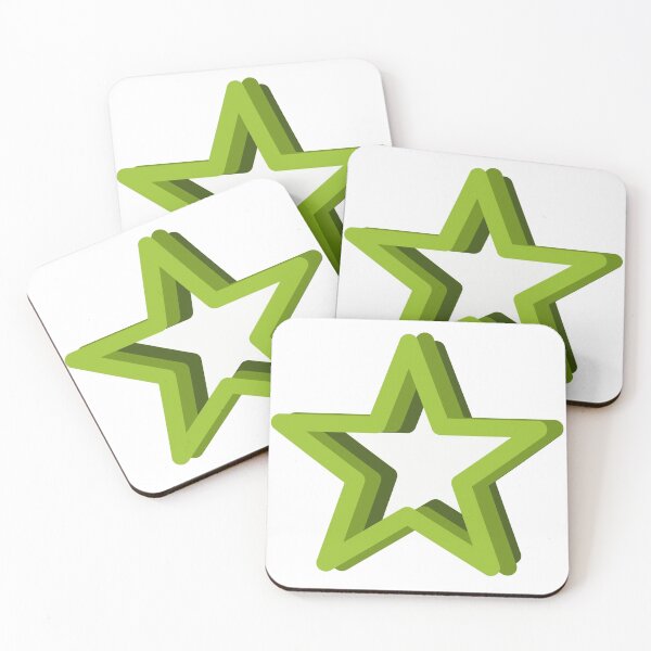 Item preview, GREEN RETRO STAR designed and sold by Tumblestwo.