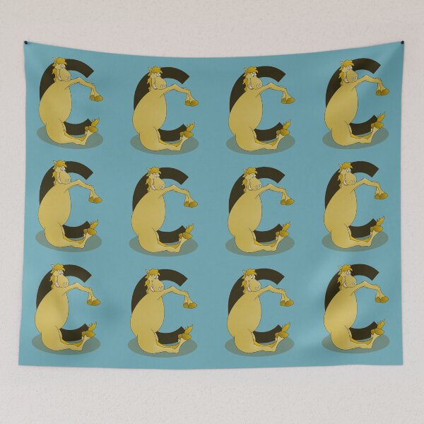 Item preview, Pony Monogram Letter C designed and sold by piedaydesigns.
